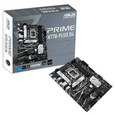 Материнская плата ASUS Prime H770-Plus D4, iH770,S1700,ATX (90MB1CU0-M0EAY0)