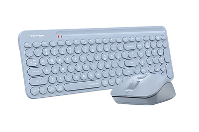Клавиатура+мышь беспроводная A4tech Fstyler FG3300 Air2, Blue (FG3300 Air2 Blue)
