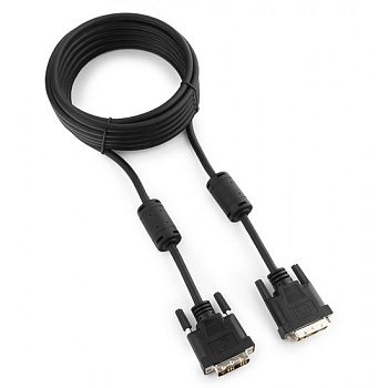 Кабель SVGA, DVI-D to DVI-D, m/m, Cablexpert, CC-DVI-BK-15, 4.5м ( CC-DVI-BK-15)