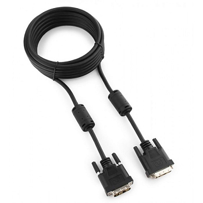 Кабель SVGA, DVI-D to DVI-D, m/m, Cablexpert, CC-DVI-BK-15, 4.5м ( CC-DVI-BK-15)