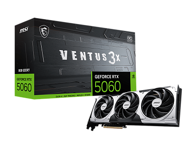 Видеокарта MSI GeForce RTX 5060 8G VENTUS 3X OC (G5060-8V3C)