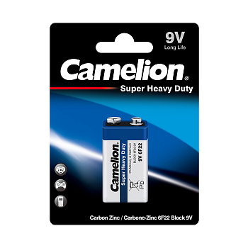 Батарейка CAMELION Super Heavy Duty 6F22-BP1B (6F22-BP1B)