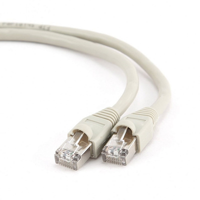 Патч-корд FTP Cablexpert PP6-5m кат.6, 5м, литой, многожильный (серый) (PP6-5M)