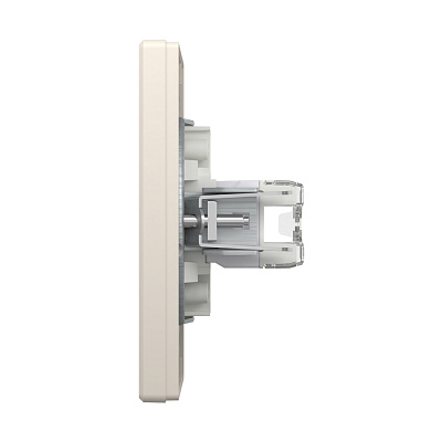 Розетка двойная компьютерная SE EPH4400123 Asfora RJ45 в сборе кремовый (EPH4400123)