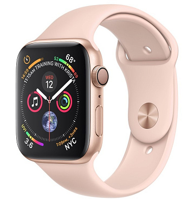 Смарт-часы Apple Watch Series 5, 44mm, Gold-Pink (MWVE2LL/A)