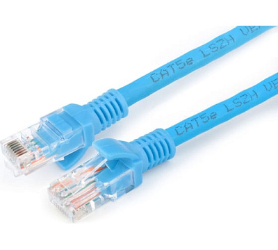 Патч-корд LSZH UTP Cablexpert, кат. 5e, 10м, синий (PP30-10M/B)