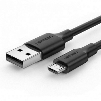 Кабель Ugreen US289 Micro USB Male To USB 2.0 A  Male Cable 2M (Black), 60138 (60138)