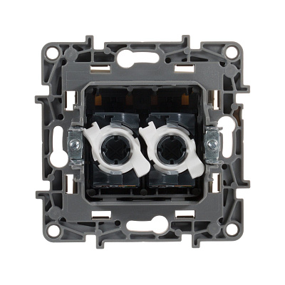 Legrand 672355 Роз 2XRJ45 5e UTP СЛНК ETIKA, , шт (672355)