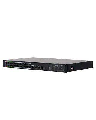 Dahua 24 портовый ePoE коммутатор, управляемый (DH-LR2226-24ET-360)