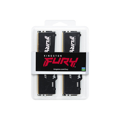 Оперативная память Kingston Fury Beast RGB, DIMM DDR5 32 GB kit (2x16GB)  (KF552C40BBAK2-32)