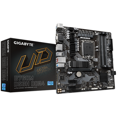 Материнская плата Gigabyte B760M DS3H DDR4 (B760M DS3H DDR4 (REV1.0))
