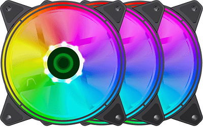 Комплект вентиляторов для корпуса GameMax RQ300  (RQ300)
