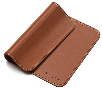 Коврик для мыши SATECHI Vegan-Leather Premium Mouse Pad, Brown (ST-LMPN)