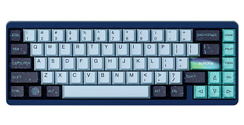 Клавиатура Varmilo Aurora Muse 65, Gateron Varmilo Magnet White, Blue (686006)