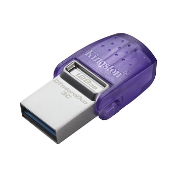 USB Флеш 128GB 3.0 Kingston OTG DTDUO3CG3/128GB металл (DTDUO3CG3/128GB)
