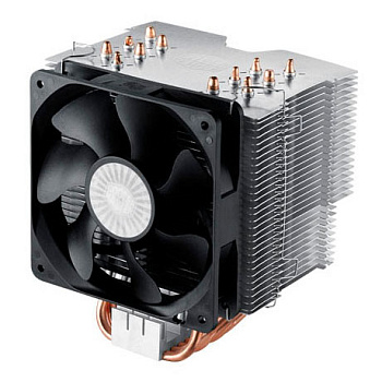 Вентилятор для CPU CoolerMaster Hyper 612 Ver.2 Intel&AMD 4-pin(PWM) 800-1300RPM 20dBA(Max) LGA1151/1150/1155/2066/2011-v3/2011/AM3+/AM2+ RR-H6V2-13PK-R1 (RR-H6V2-13PK-R1)