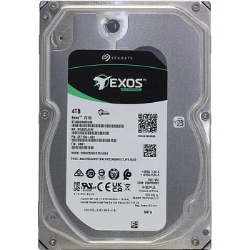 Жесткий диск HDD 4 Tb SATA 6Gb/s Seagate Exos 7E10 ST4000NM024B 3.5” 7200rpm 256MB (ST4000NM024B)
