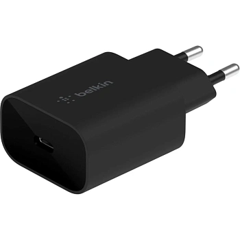 Сетевое зарядное устройство Belkin 25W PD PPS Black Universal (WCA004vfBK)