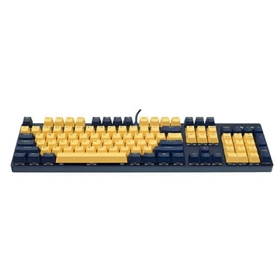 Клавиатура Rapoo V500Pro, Gaming, Yellow-Blue, USB, Backlight (19859/12280)