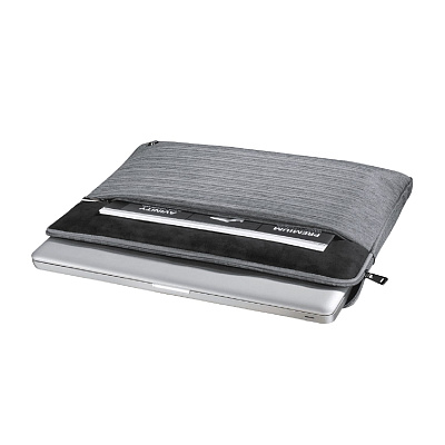 Чехол для ноутбука Hama Tayrona, 15.6", light grey (00216555)