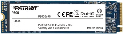 Твердотельный накопитель SSD M.2 NVME Patriot 128GB P300 2280  (P300P128GM28)