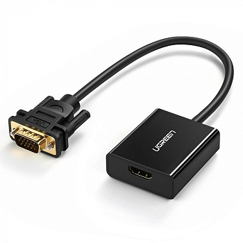 Адаптер UGREEN CM513 VGA to HDMI, 50945 (50945)