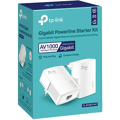 Сетевой адаптер Powerline Tp-Link TL-PA7017 KIT (TL-PA7017 KIT(EU))