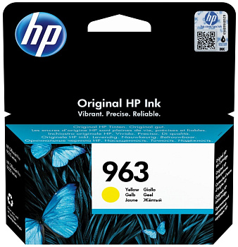 Картридж 963  Yellow Original Ink for OJ 9013/9023/9010/9020, up to 700 pages (3JA25AE)