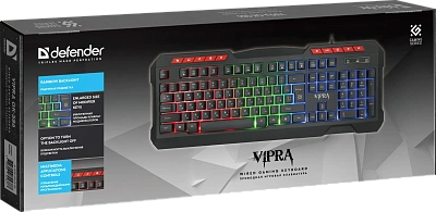 Клавиатура Defender Vipra GK-586 - Black (45589)